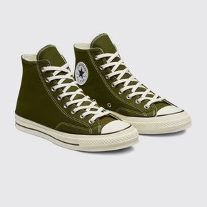 Converse Chuck 70 High Top, Dark Moss, Women’s 7.5